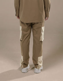 PANTALON CARGO BICOLORE
