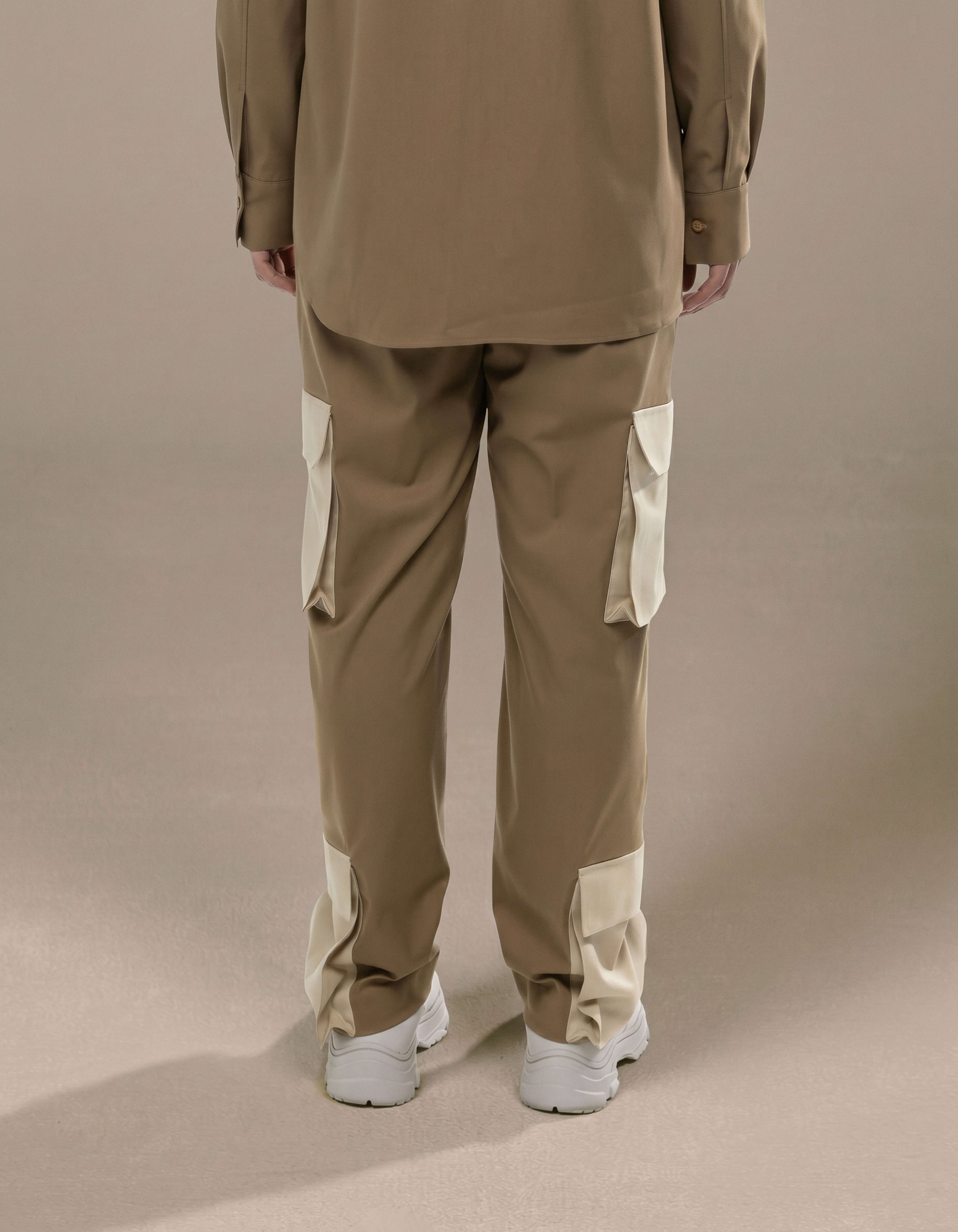 PANTALON CARGO BICOLORE