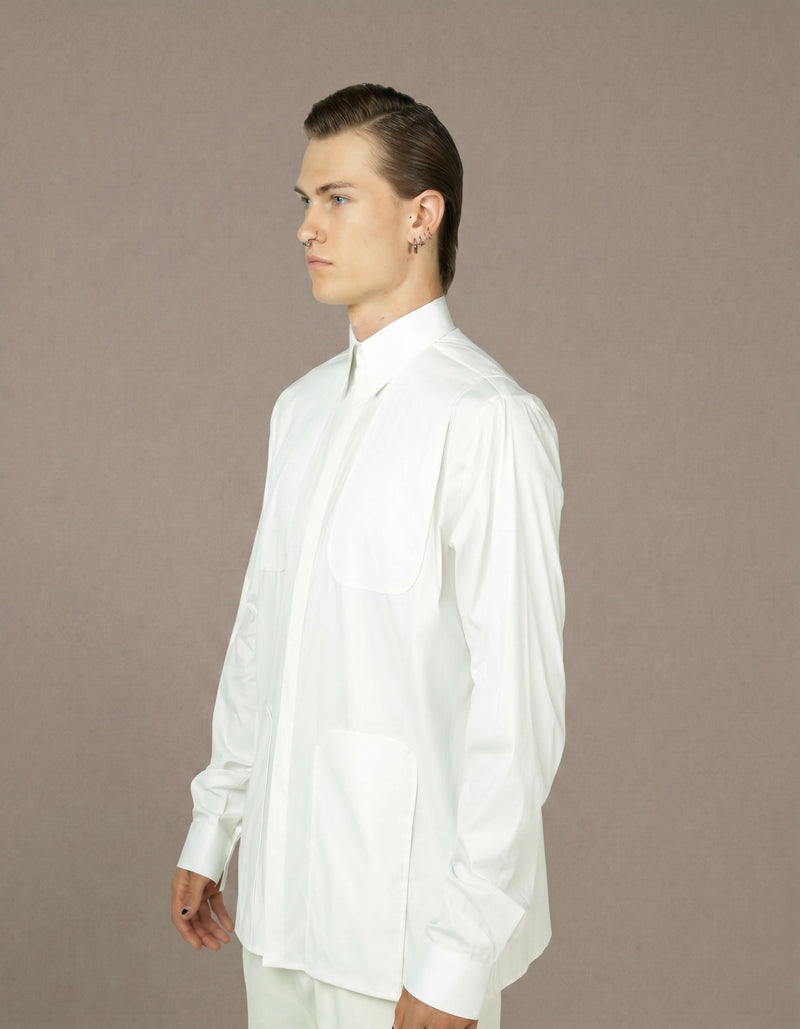CHEMISE À PANNEAU EN U