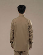 CHEMISE À MANCHES LONGUES ASYMÉTRIQUE