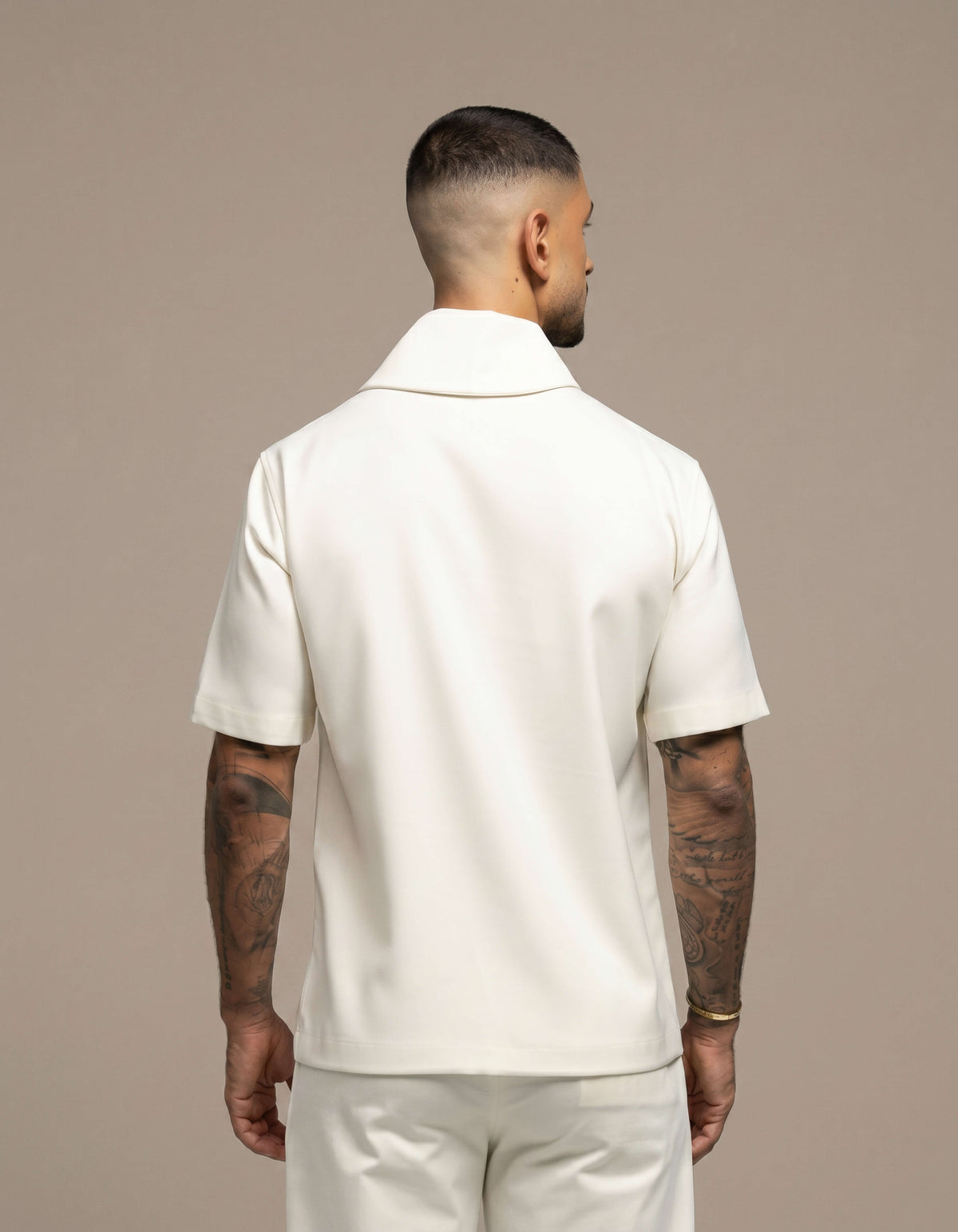 WRAP COLLAR SHIRT