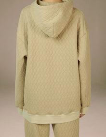FELPA CON CAPPUCCIO OVERSIZE