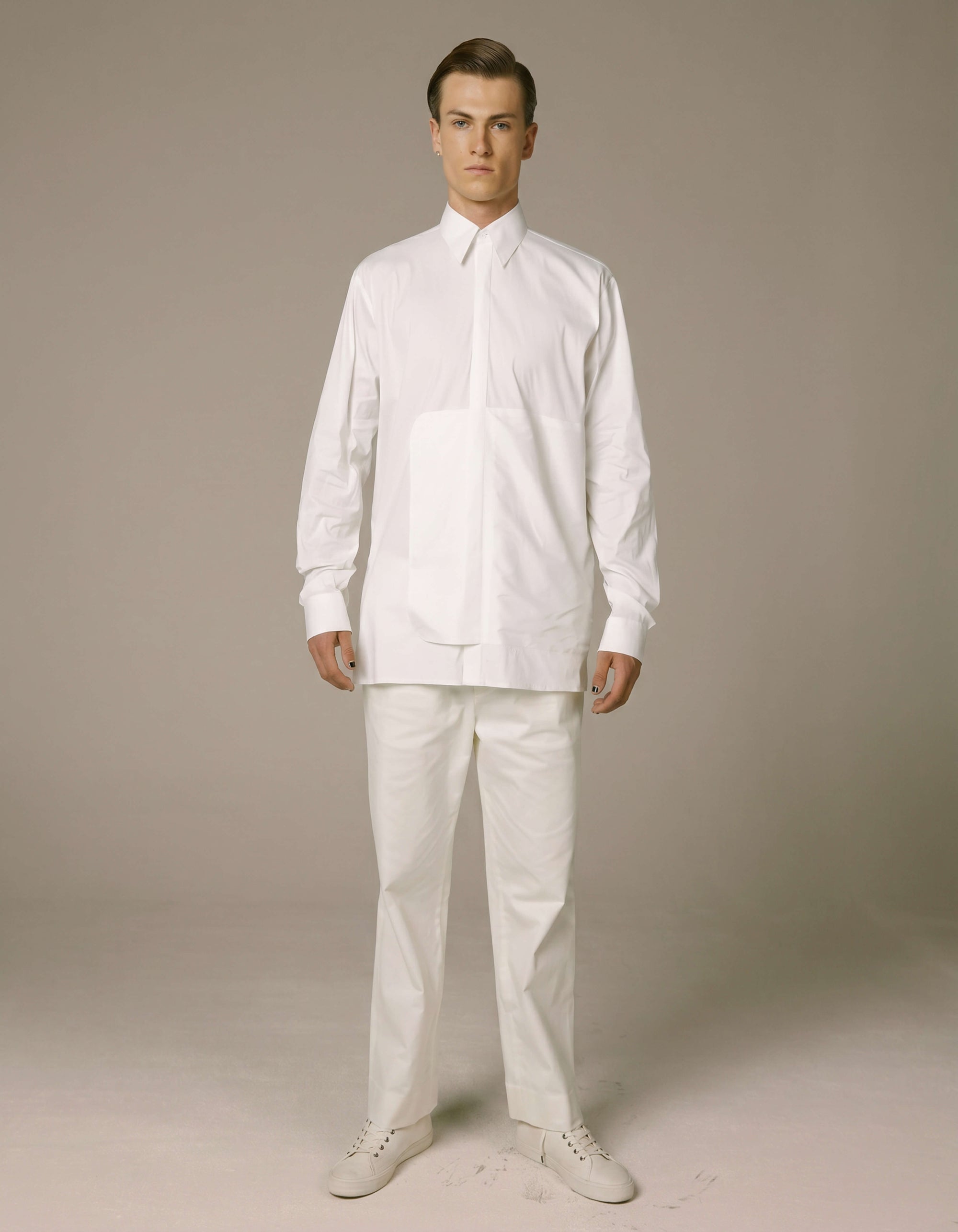 CHEMISE À FERMETURE SUPERPOSÉE