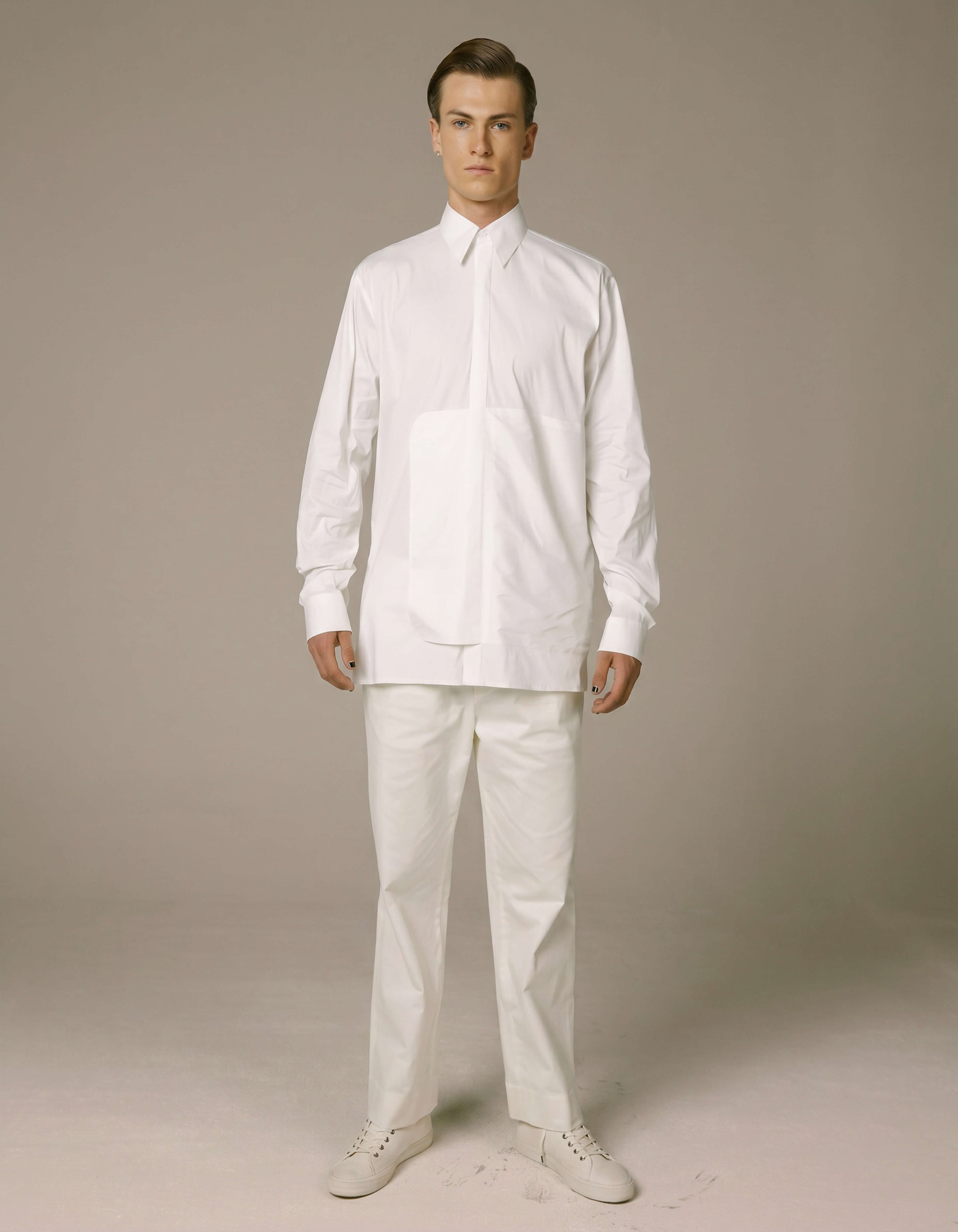 CHEMISE À FERMETURE SUPERPOSÉE