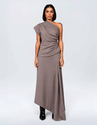 ASYMMETRIC DRAPE TOP