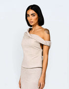 SHOULDER TWIST TOP