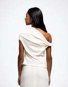 ONE SHOULDER TWIST TOP