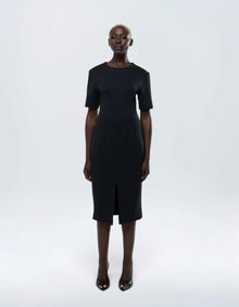 DROP SHOULDER MIDI DRESS