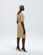 DROP SHOULDER MIDI DRESS