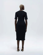 DROP SHOULDER MIDI DRESS