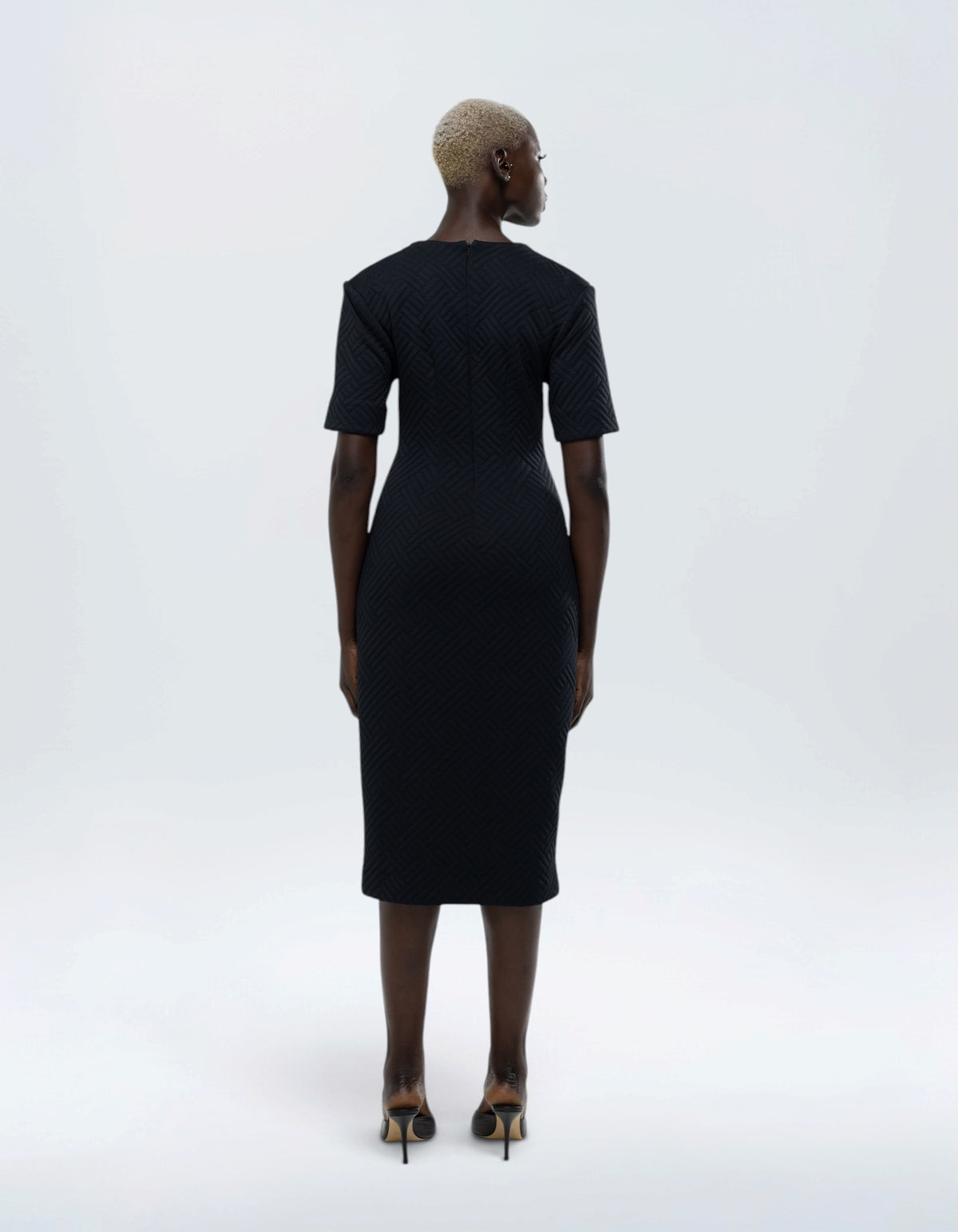 DROP SHOULDER MIDI DRESS