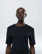 DROP SHOULDER MIDI DRESS