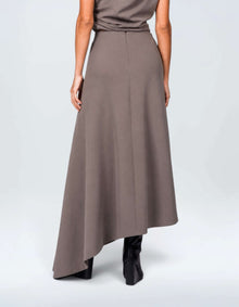 ASYMMETRIC DRAPE SKIRT