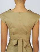 TRIANGLE CUT OUT CROP TOP