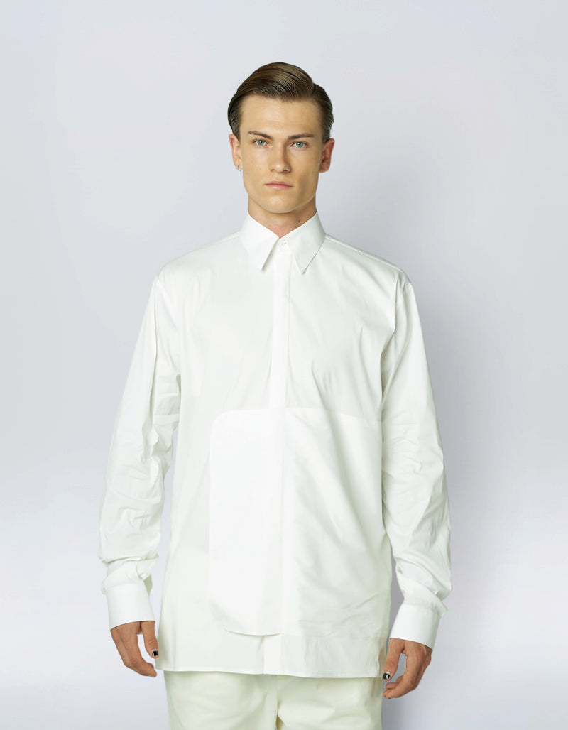 CHEMISE À FERMETURE SUPERPOSÉE