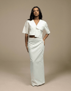 OVERSIZE POCKET CROP TOP