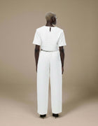 SHOULDER PAD CROP TOP
