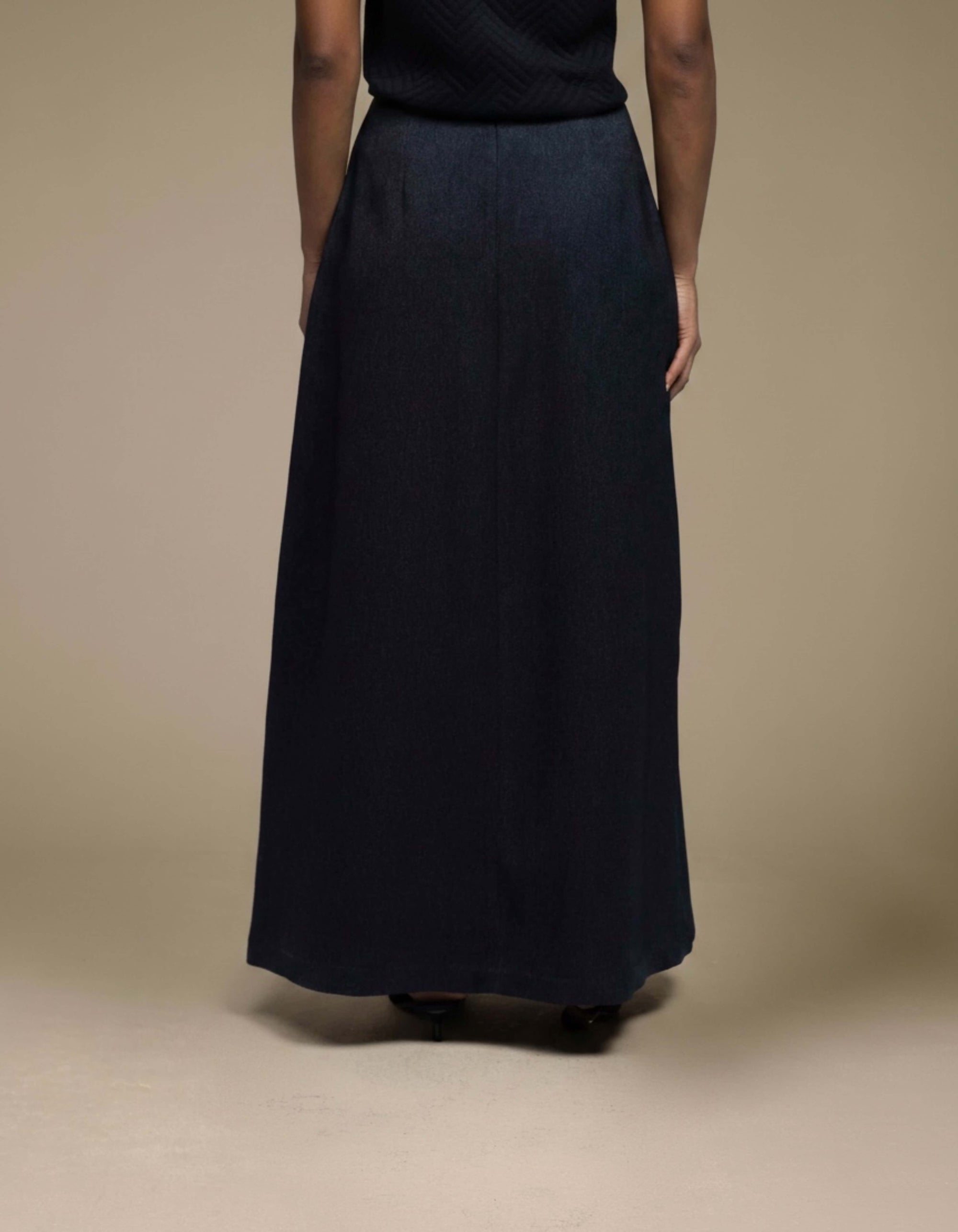 A LINE MAXI SKIRT