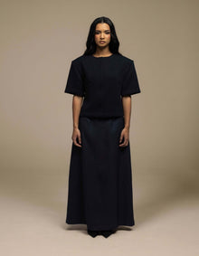 A LINE MAXI SKIRT