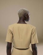 OVERSIZE POCKET CROP TOP
