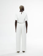 SHOULDER PAD CROP TOP