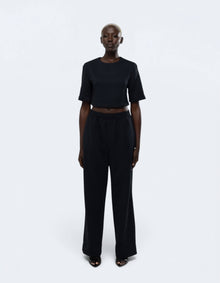 SHOULDER PAD CROP TOP