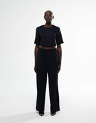SHOULDER PAD CROP TOP