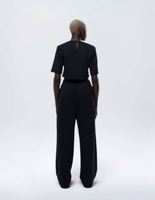 SHOULDER PAD CROP TOP