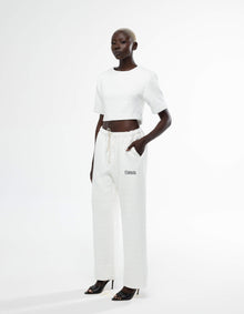 Crop top à épaulettes