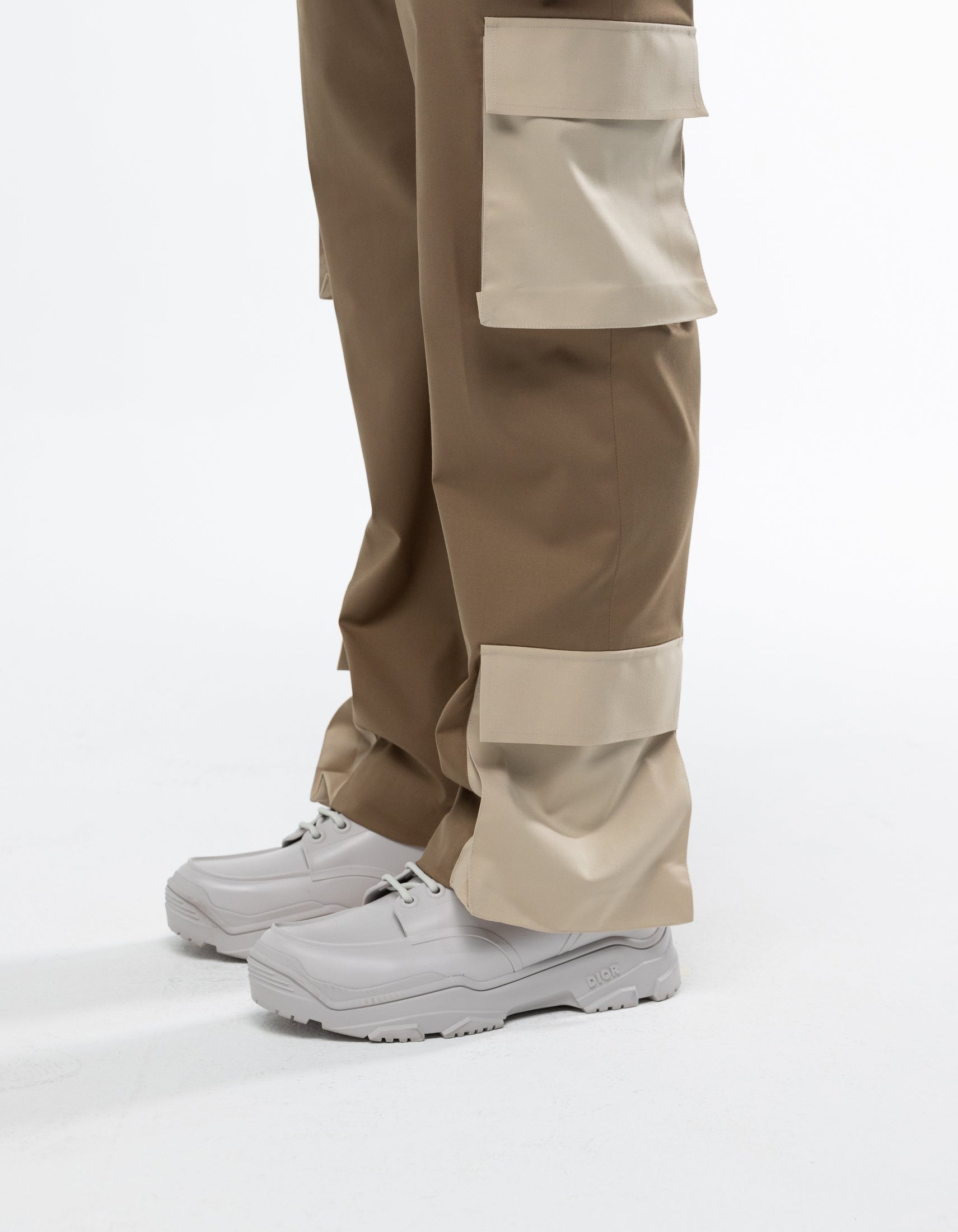 TWO TONE CARGO PANTS