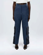 TWO TONE CARGO PANTS