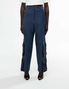 TWO TONE CARGO PANTS