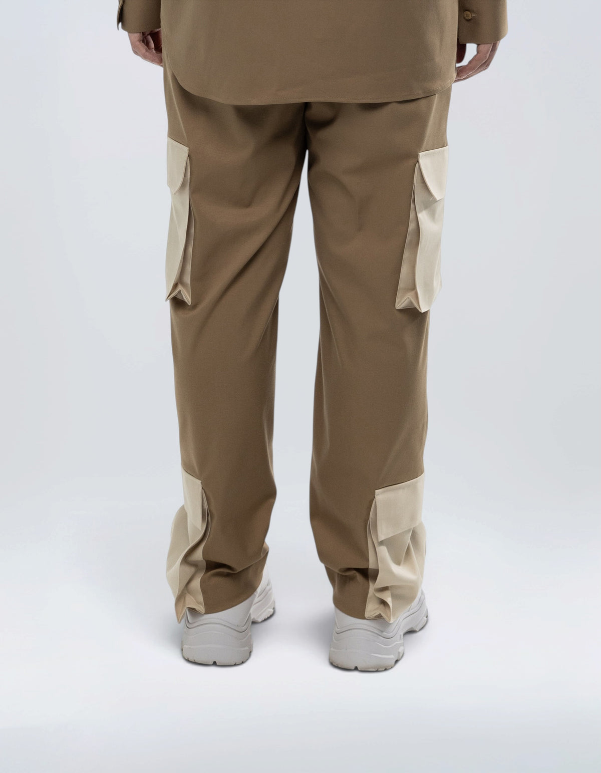 PANTALON CARGO BICOLORE