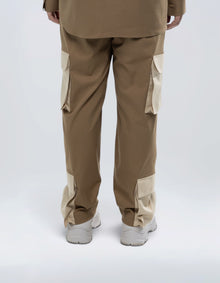 PANTALON CARGO BICOLORE