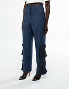 TWO TONE CARGO PANTS