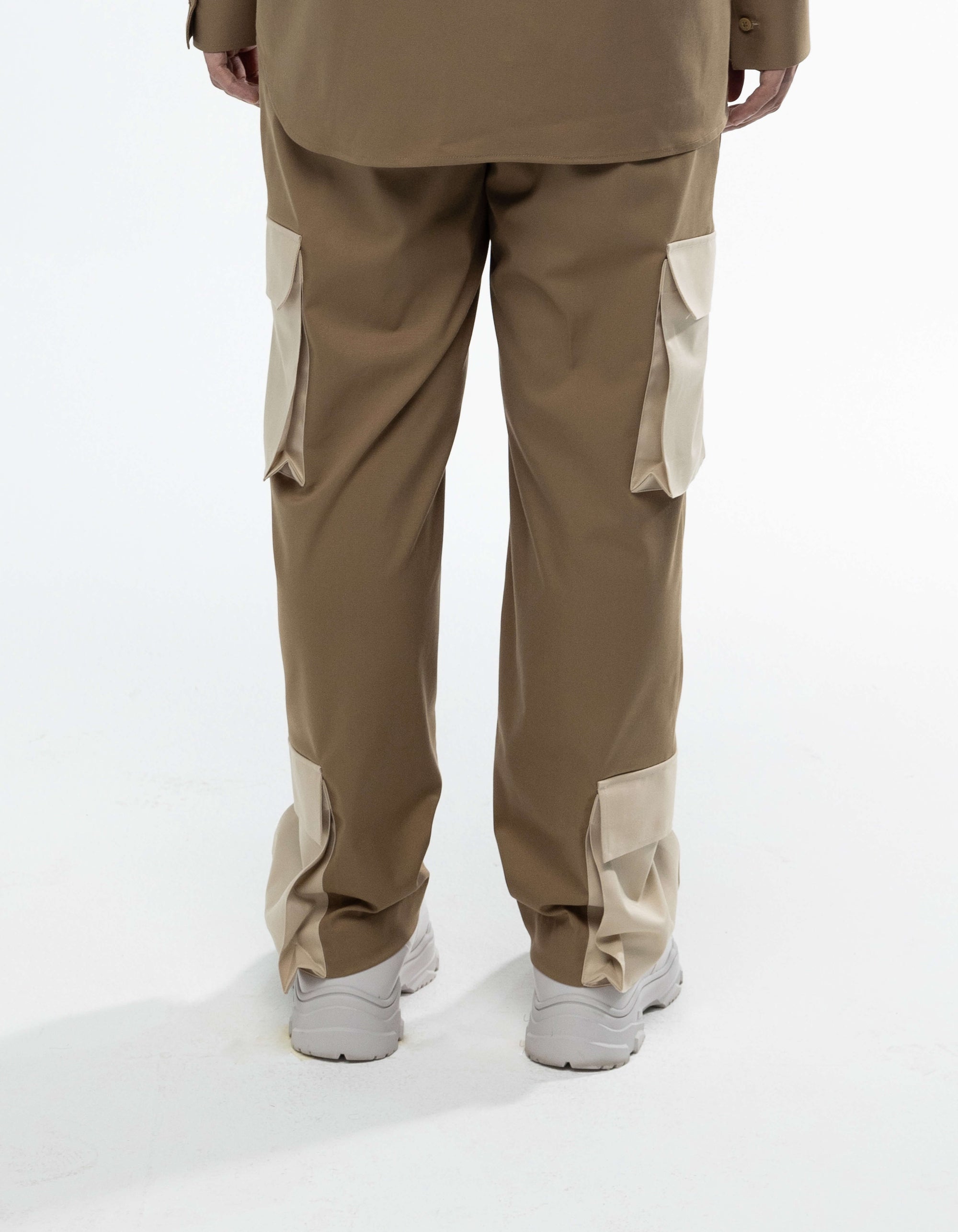 PANTALON CARGO BICOLORE