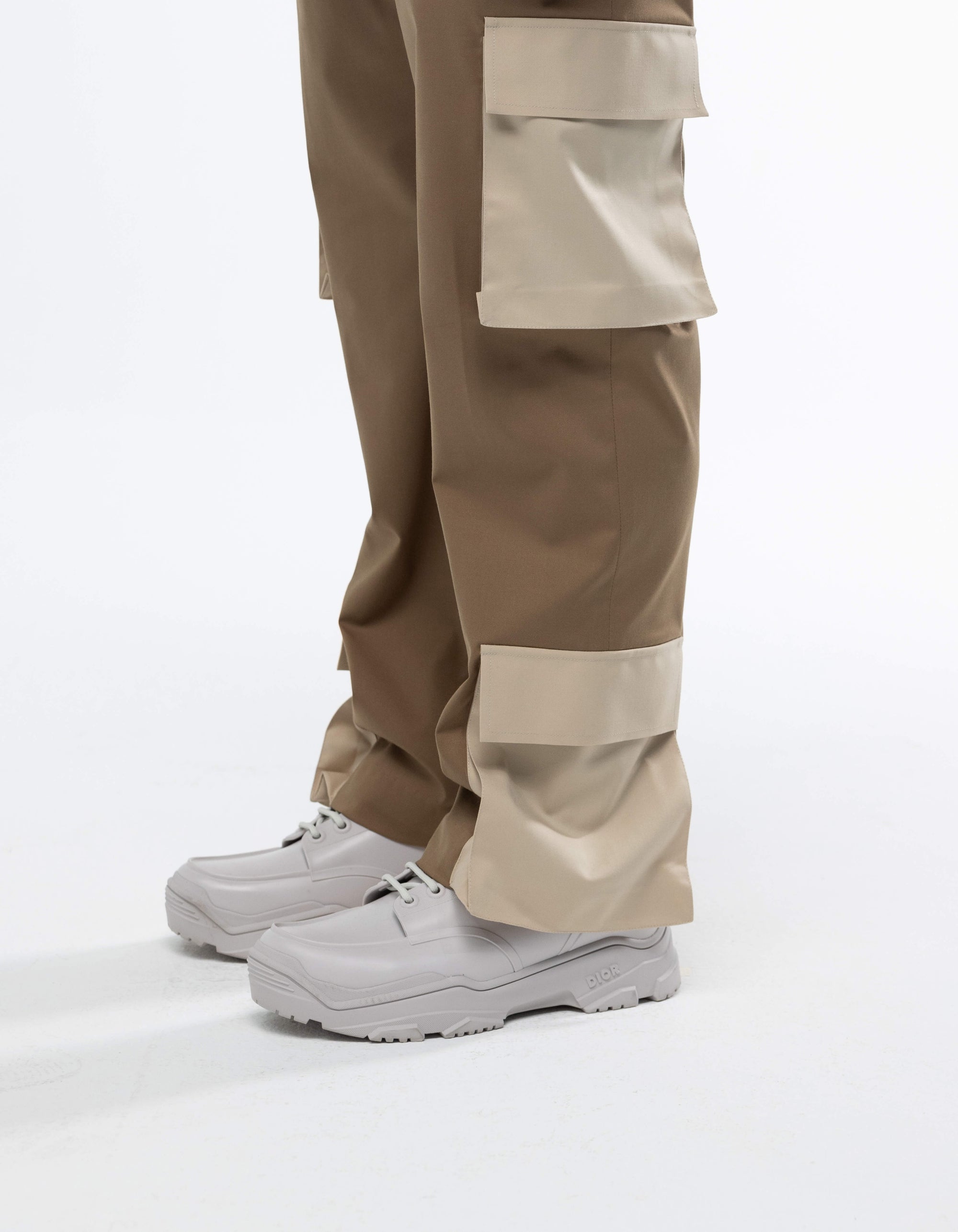 PANTALON CARGO BICOLORE