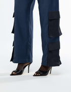 TWO TONE CARGO PANTS