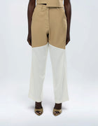 TWO TONE PANTS