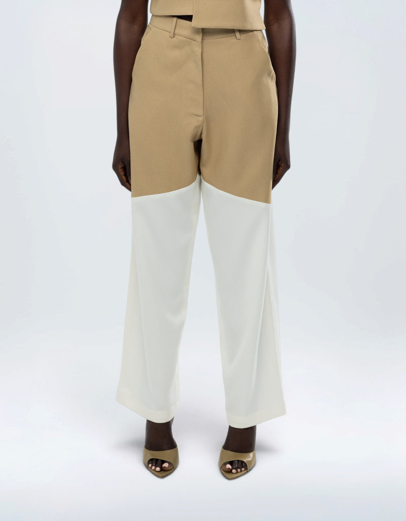 TWO TONE PANTS