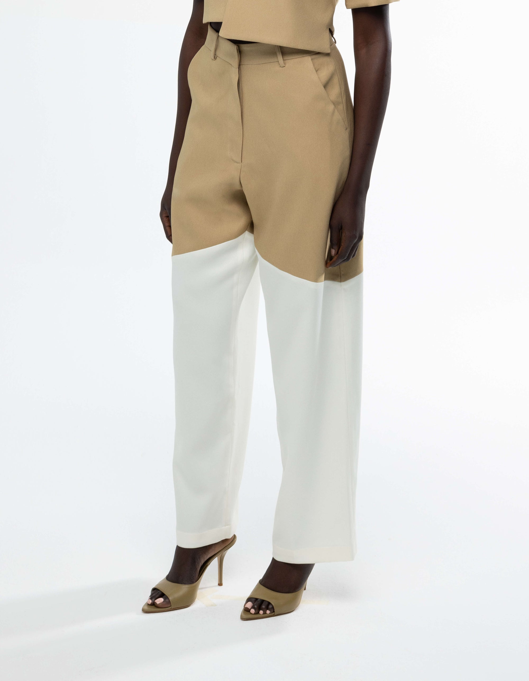 TWO TONE PANTS