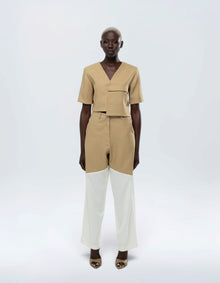 TWO TONE PANTS