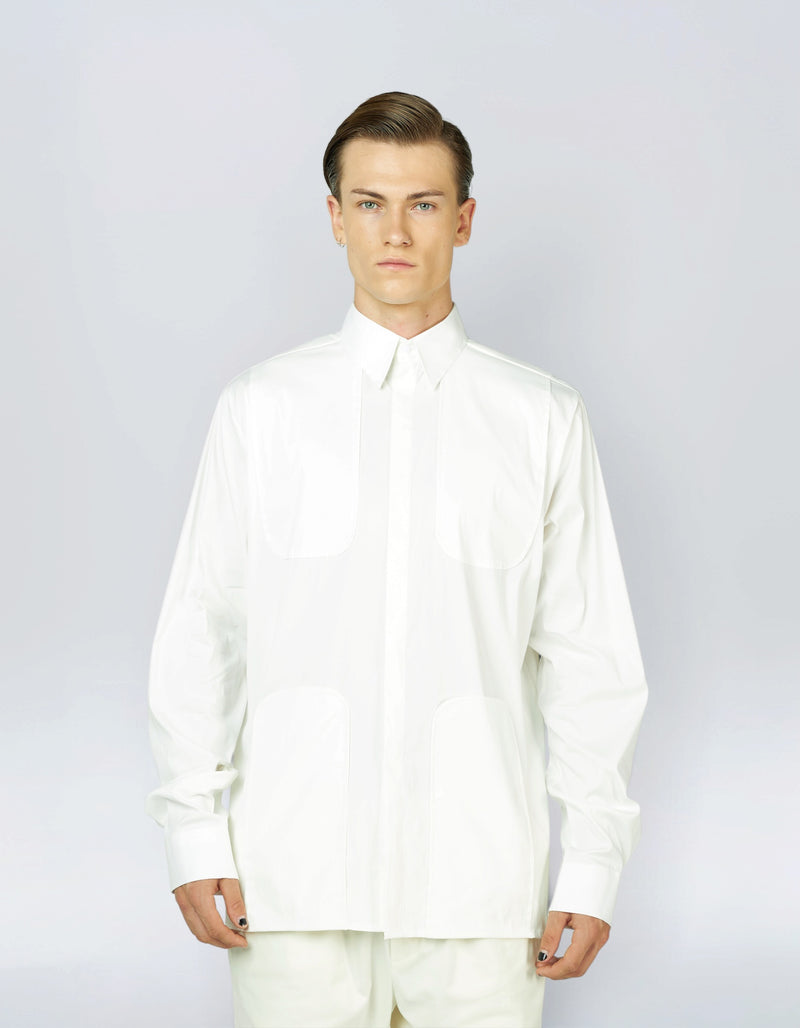 CHEMISE À PANNEAU EN U