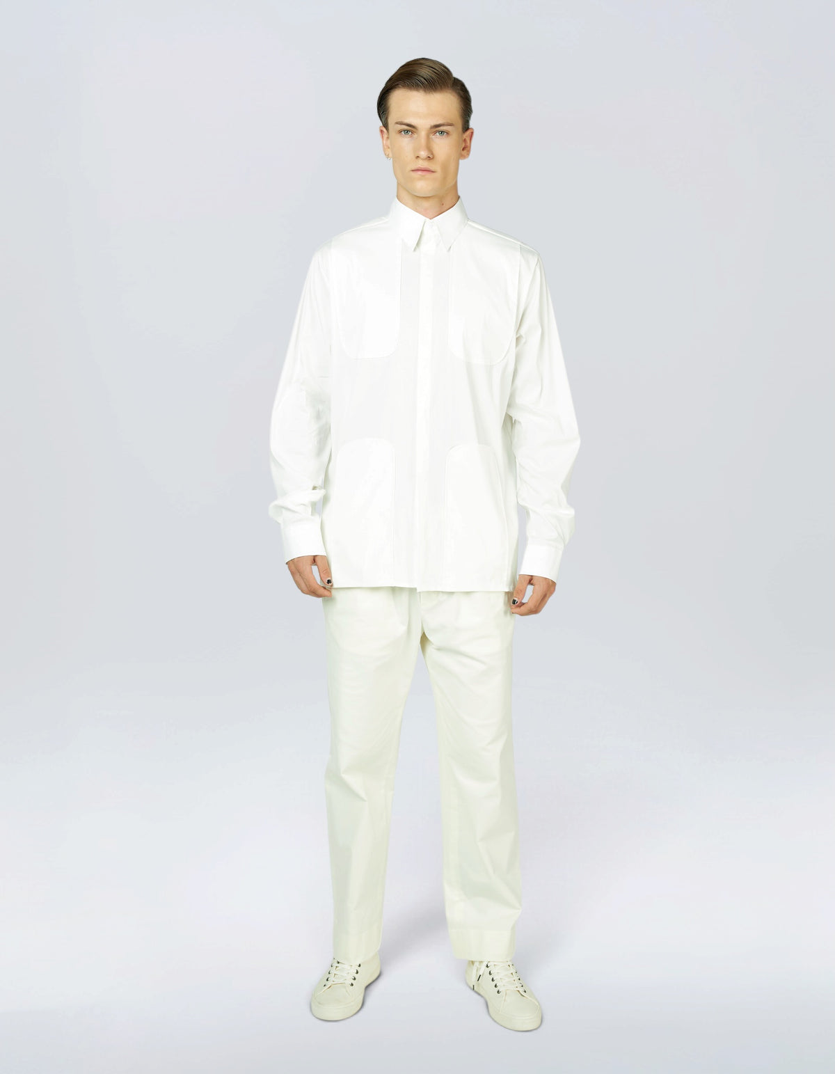 CHEMISE À PANNEAU EN U