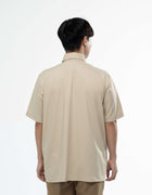 CHEMISE À MANCHES COURTES À PANNEAU EN U